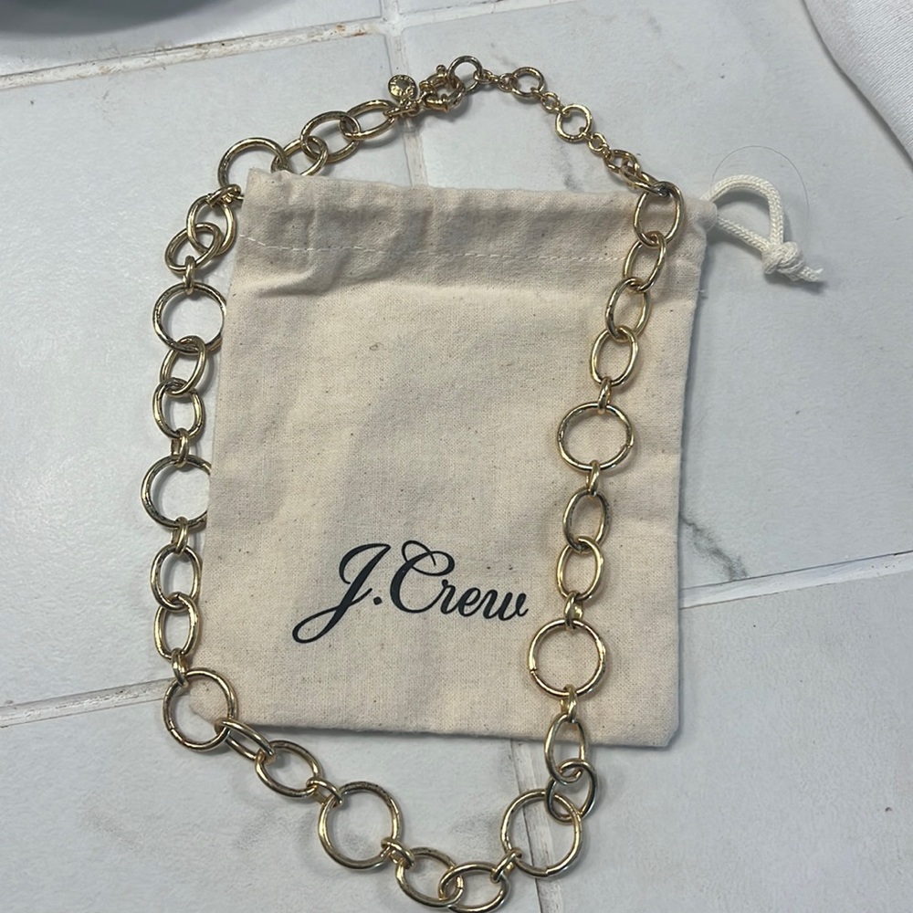 J Crew gold chain necklace